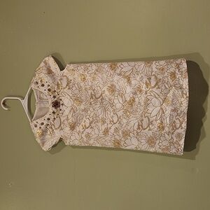 Disney Princess Girls Gold Mulan Dress